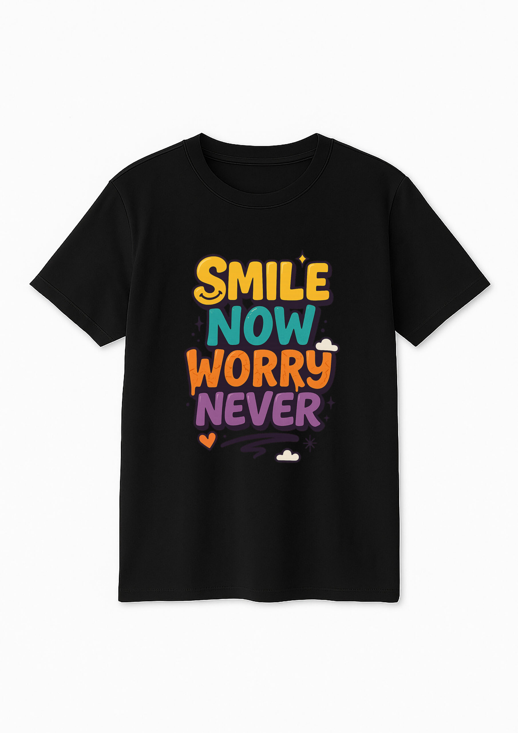 Smile Now, Worry Never | Bold Statement Tee for Fearless Souls - Image 6
