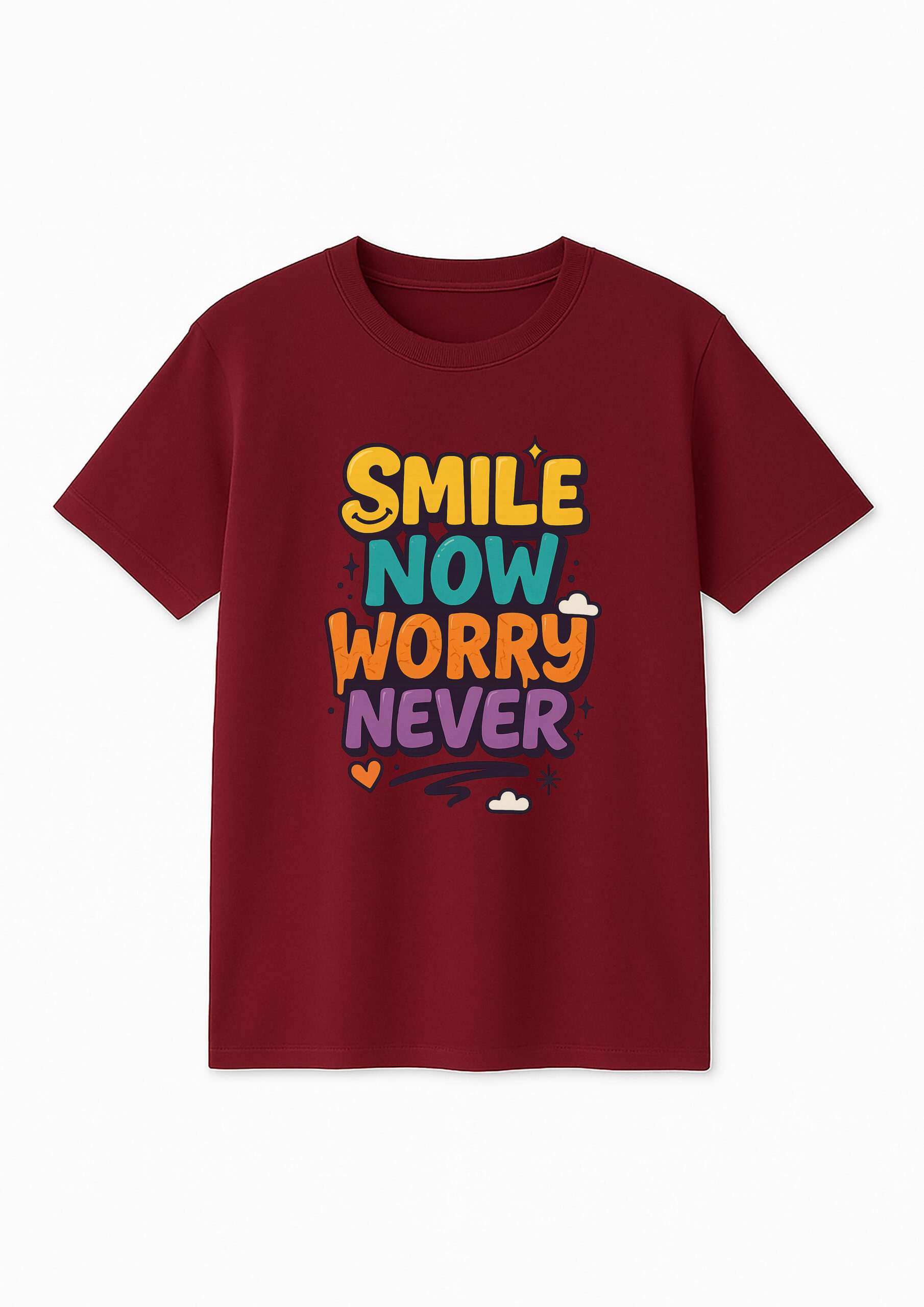 Smile Now, Worry Never | Bold Statement Tee for Fearless Souls - Image 5