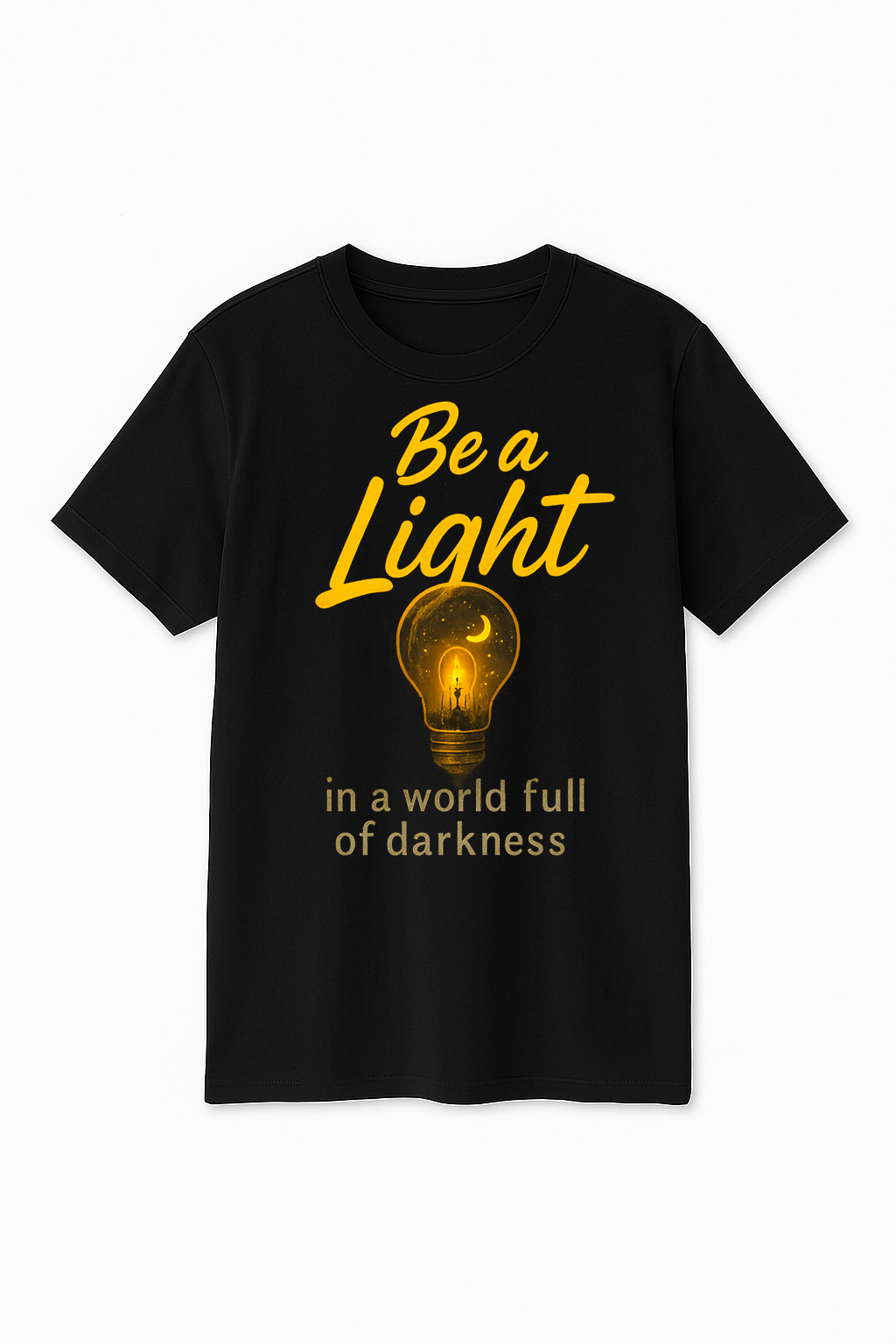 Be a light | Unisex Motivational T-Shirt for Bright Souls - Image 5