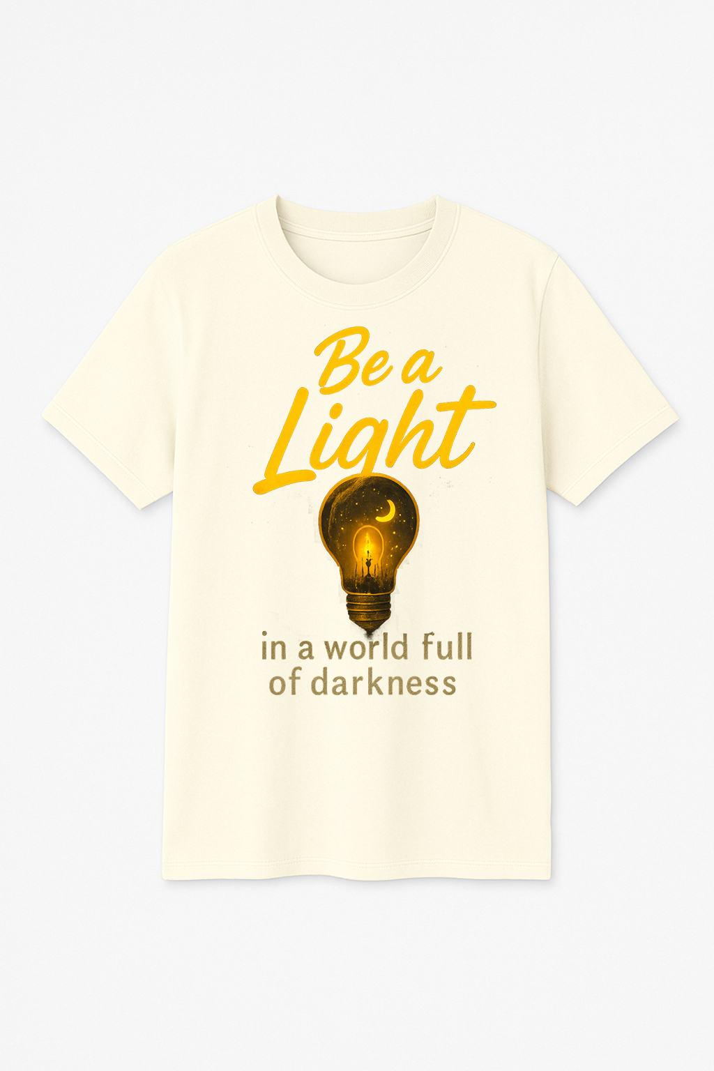 Be a light | Unisex Motivational T-Shirt for Bright Souls - Image 4
