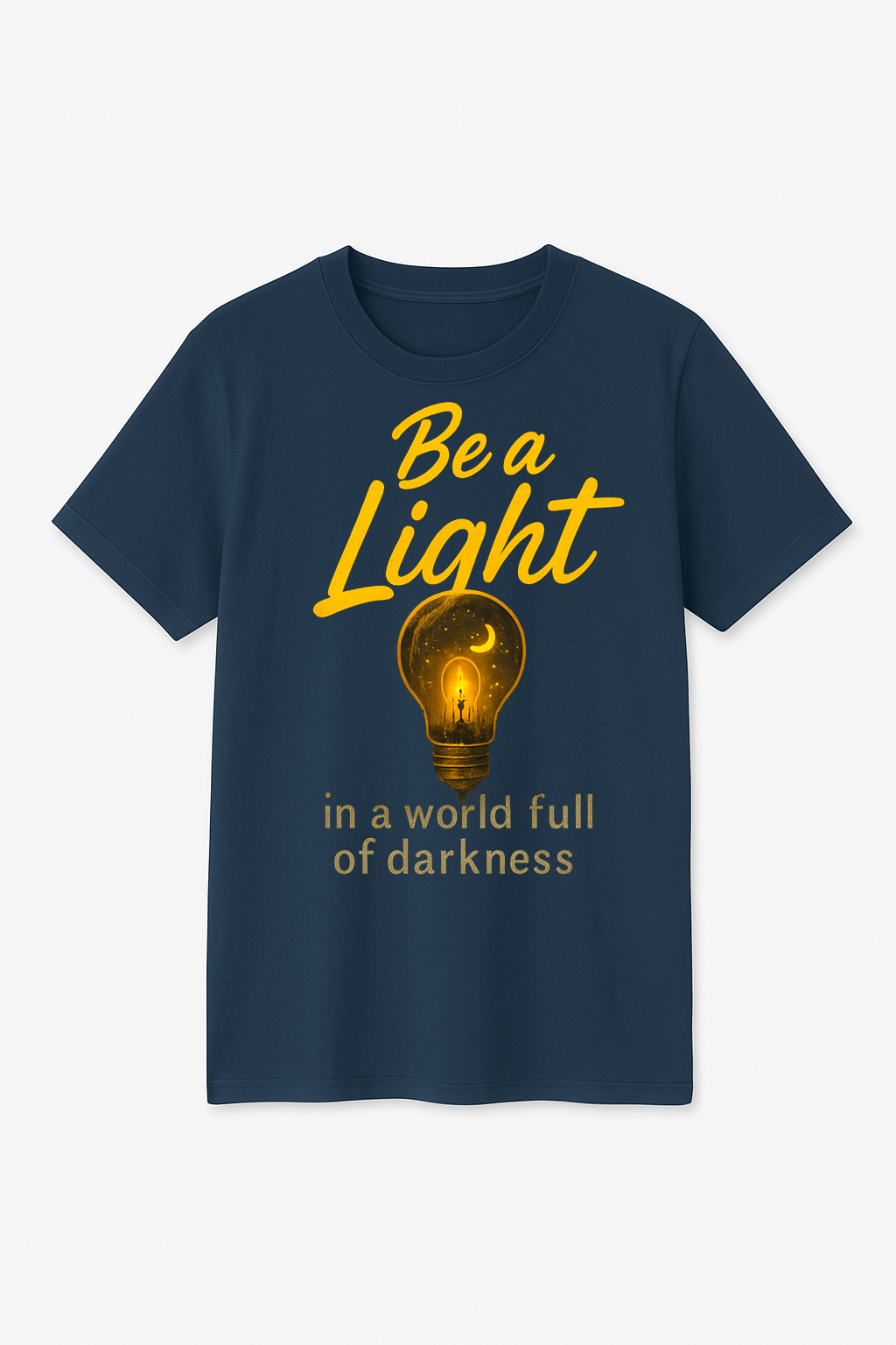 Be a light | Unisex Motivational T-Shirt for Bright Souls - Image 2