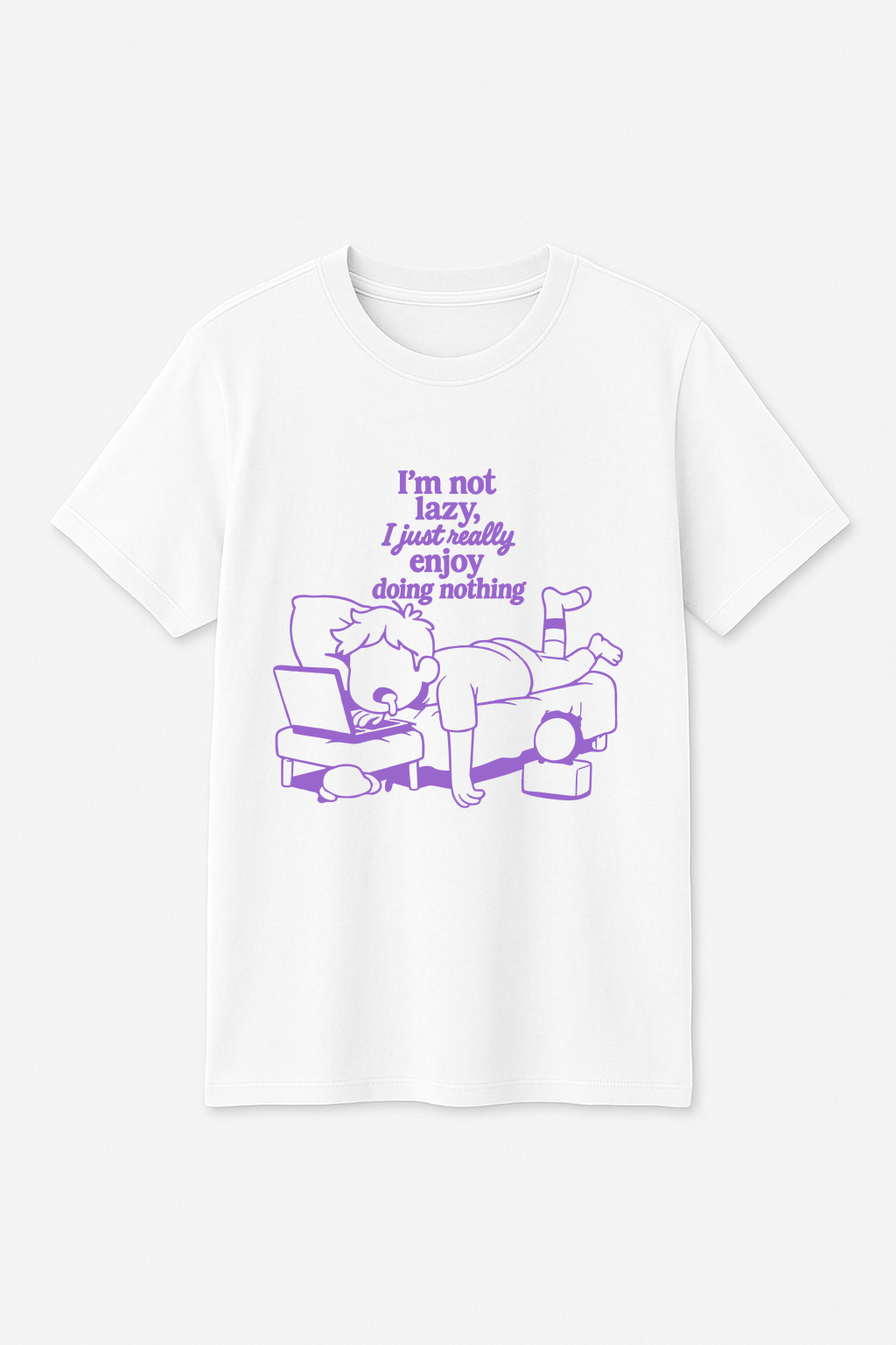 I am not lazy | Unisex Motivational T-Shirt for Healthy Hearts - Image 2